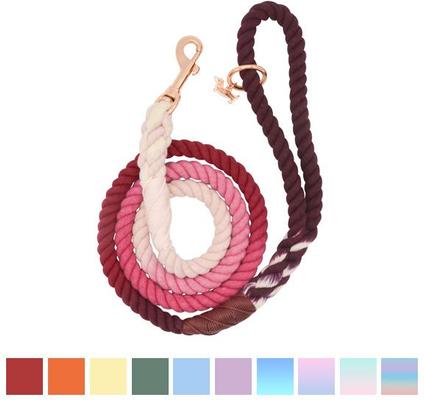 Show full view: Sassy Woof Rope Dog Leash, Amore slide 4 of 6