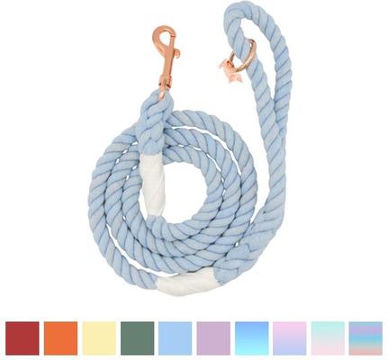 Show full view: Sassy Woof Rope Dog Leash, Azul slide 4 of 6