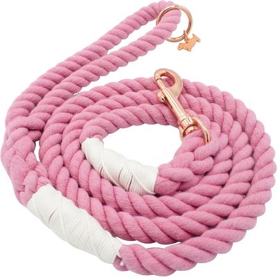 Show full view: Sassy Woof Rope Dog Leash, Cotton Candy slide 2 of 6