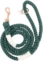Sassy Woof Rope Dog Leash, Emerald