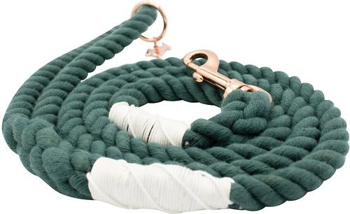 Show full view: Sassy Woof Rope Dog Leash, Emerald slide 3 of 6