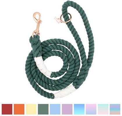 Show full view: Sassy Woof Rope Dog Leash, Emerald slide 4 of 6