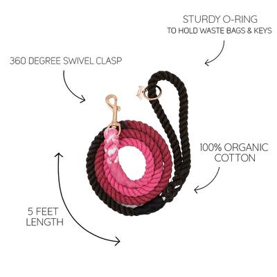 Show full view: Sassy Woof Rope Dog Leash, Juliet slide 5 of 6