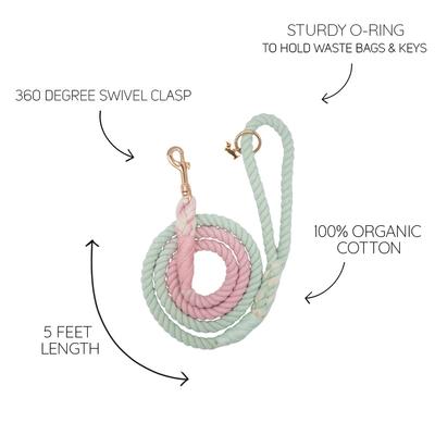 Show full view: Sassy Woof Rope Dog Leash, La Jolie Fleur slide 5 of 6