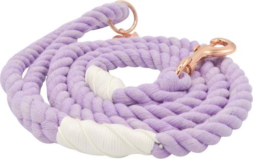 Show full view: Sassy Woof Rope Dog Leash, Lavender slide 3 of 7