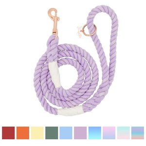 Sassy Woof Rope Dog Leash, Lavender