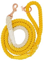 Sassy Woof Rope Dog Leash, Lemon Drop