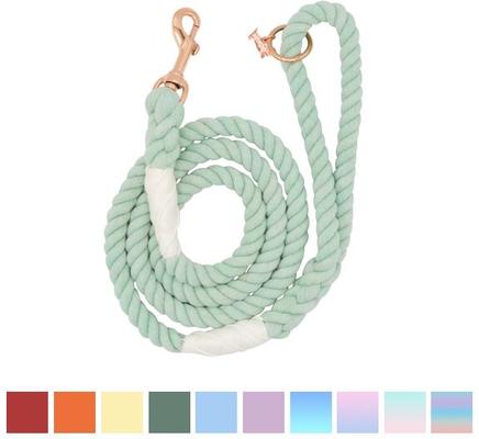 Show full view: Sassy Woof Rope Dog Leash, Mint to Be slide 4 of 7