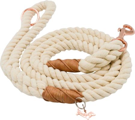 Show full view: Sassy Woof Rope Dog Leash, Natural slide 3 of 7