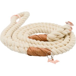 Sassy Woof Rope Dog Leash, Natural