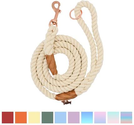 Show full view: Sassy Woof Rope Dog Leash, Natural slide 5 of 7
