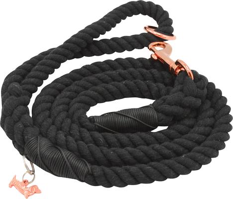 Show full view: Sassy Woof Rope Dog Leash, Noir slide 2 of 6
