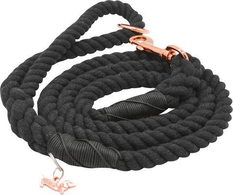 Show full view: Sassy Woof Rope Dog Leash, Noir slide 3 of 6
