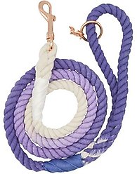 Sassy Woof Rope Dog Leash, Ombre Purple