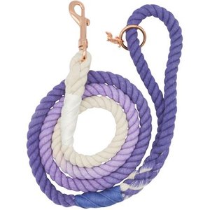 Sassy Woof Rope Dog Leash, Ombre Purple