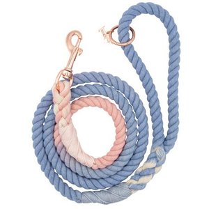 Sassy Woof Rope Dog Leash, Peony
