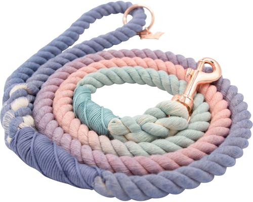 Show full view: Sassy Woof Rope Dog Leash, Peony slide 3 of 6