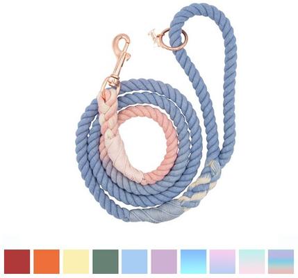 Show full view: Sassy Woof Rope Dog Leash, Peony slide 4 of 6