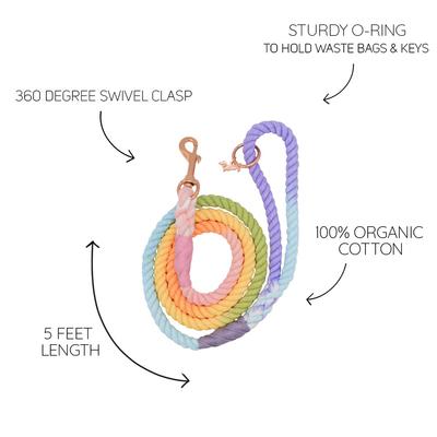 Show full view: Sassy Woof Rope Dog Leash, Pinata slide 3 of 4