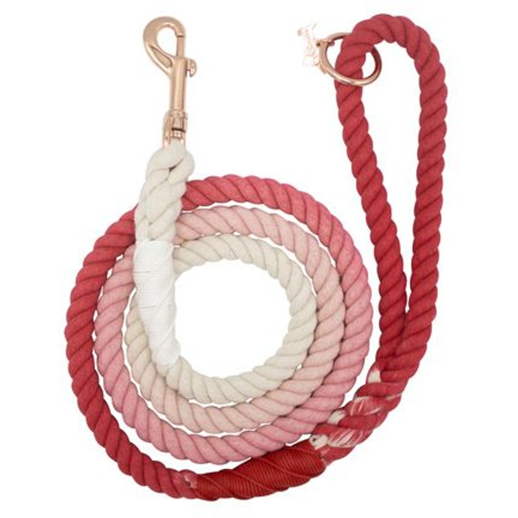 Sassy Woof Rope Dog Leash, Poppy