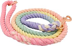Sassy Woof Rope Dog Leash, Rainbow Bright slide 2 of 5