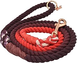 Sassy Woof Rope Dog Leash, Ruby slide 2 of 6