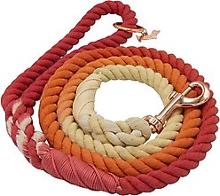 Sassy Woof Rope Dog Leash, Sunrise slide 2 of 5