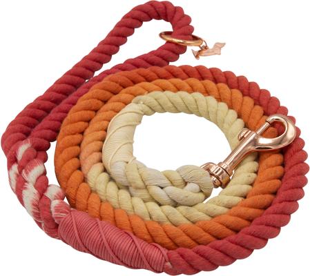 Show full view: Sassy Woof Rope Dog Leash, Sunrise slide 2 of 6