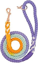 Sassy Woof Rope Dog Leash, Sunset