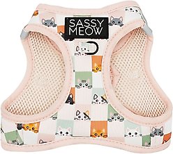 Sassy Woof Smitten Kittens Cat Harness, Medium