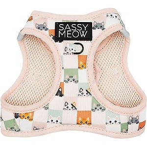 Sassy Woof Smitten Kittens Cat Harness, Small
