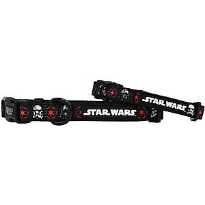 Sassy Woof STAR WARS The Dark Side Dog Collar, Large: 16 to 26-in neck, 1.5-in wide