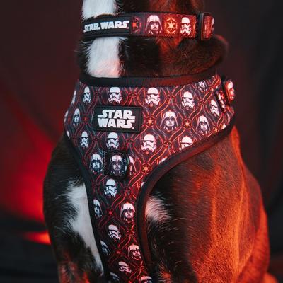 Show full view: Sassy Woof STAR WARS The Dark Side Dog Collar, Medium: 12.6 to 19.7-in neck, 1-in wide slide 5 of 5