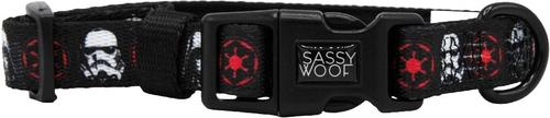 Show full view: Sassy Woof STAR WARS The Dark Side Dog Collar, X-Small: 7 to 9.5-in neck, 1/2-in wide slide 3 of 5