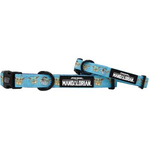 Sassy Woof STAR WARS The Mandalorian Dog Collar, Medium: 12.6 to 19.7-in neck, 1-in wide