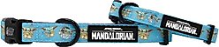 Sassy Woof STAR WARS The Mandalorian Dog Collar, X-Small: 7 to 9.5-in neck, 1/2-in wide