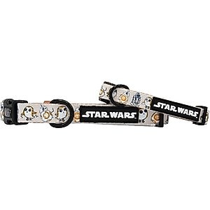 Sassy Woof STAR WARS The Rebel Alliance Dog Collar, X-Small: 7 to 9.5-in neck, 1/2-in wide