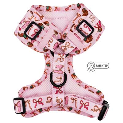 Show full view: Sassy Woof Sweet Treats Dog Adjustable Harness, Pink, Small: 16 to 21-in chest slide 2 of 7