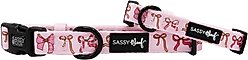 Sassy Woof Sweet Treats Dog Collar, Pink, Large: 26-in neck, 1-in wide