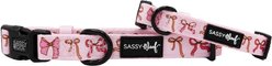Sassy Woof Sweet Treats Dog Collar, Pink, Small: 13-in neck, 1/2-in wide