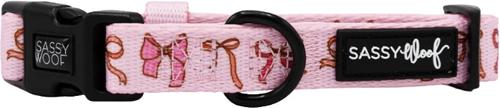 Show full view: Sassy Woof Sweet Treats Dog Collar, Pink, Small: 13-in neck, 1/2-in wide slide 2 of 6