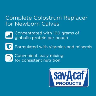 Show full view: Sav-A-Caf Colostrum Replacer 100, 350-g pouch slide 6 of 8
