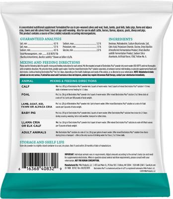 Show full view: Sav-A-Caf Electrolytes Plus Multi Species Supplement, 4-oz pouch slide 2 of 7