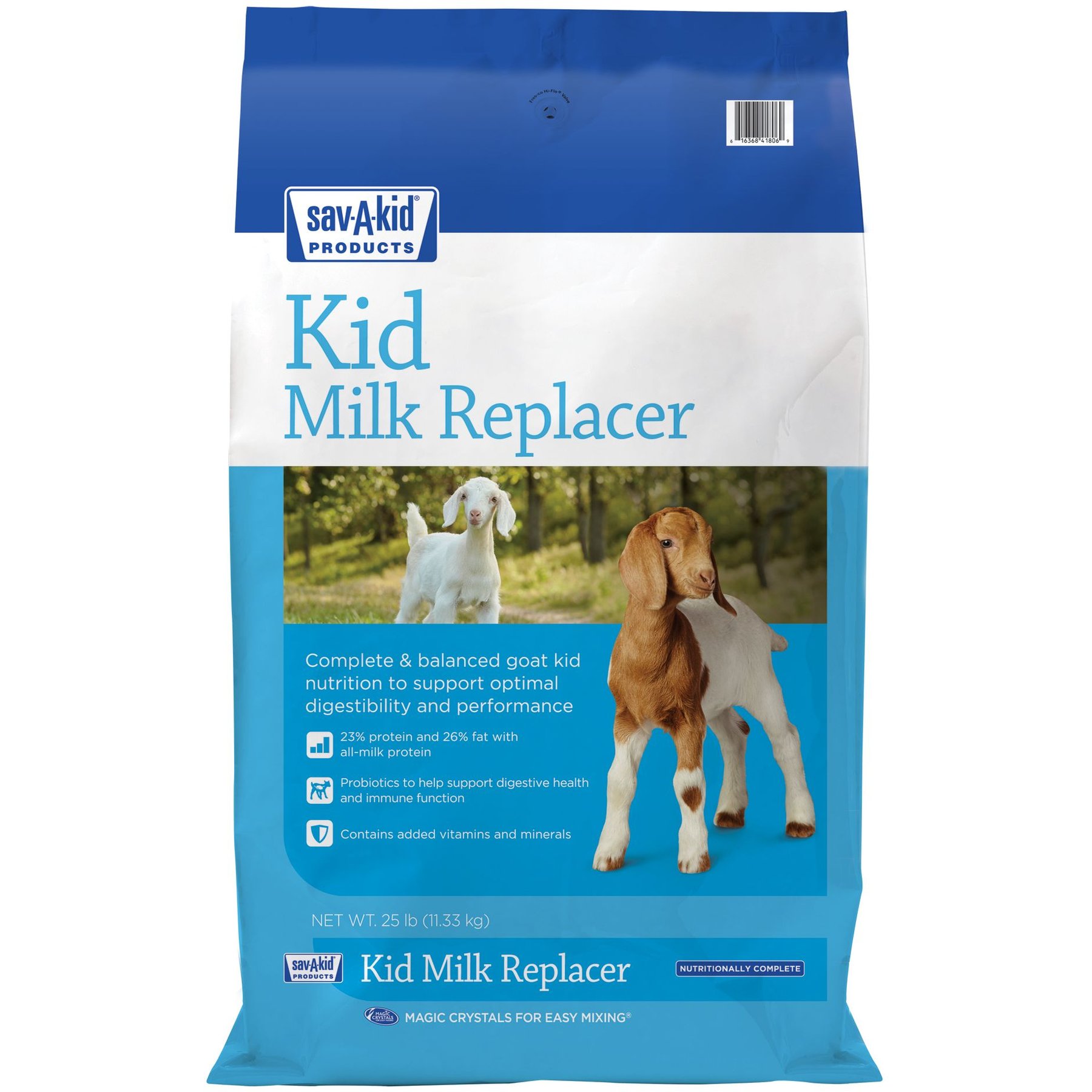 Sav-A-Caf Sav-A-Kid Goat Milk Replacer, 25-lb bag