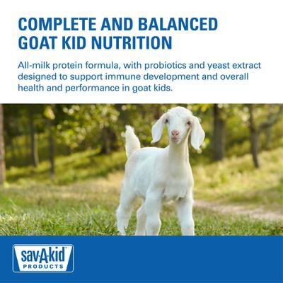 Show full view: Sav-A-Caf Sav-A-Kid Goat Milk Replacer, 25-lb bag slide 7 of 9