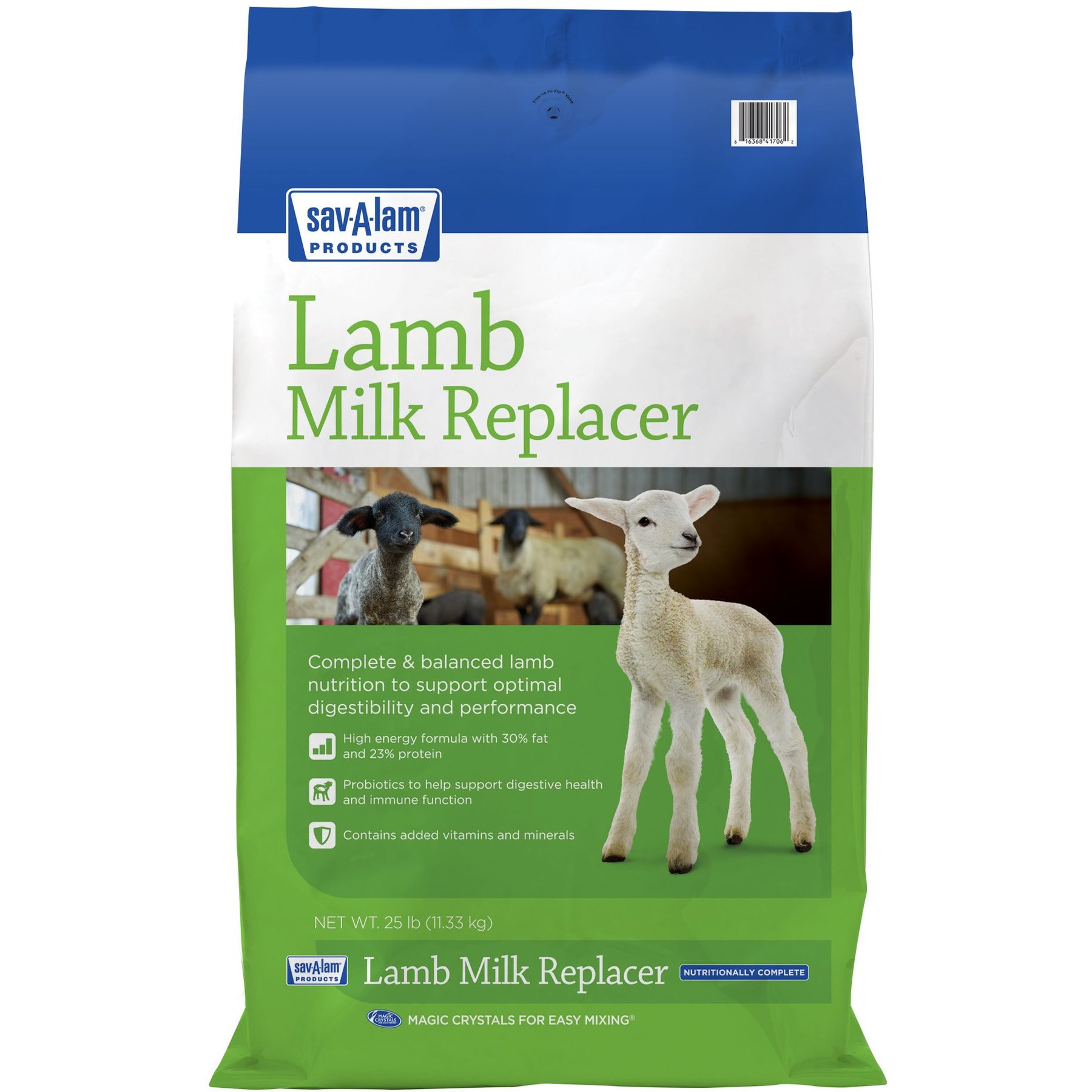Sav-A-Caf Sav-A-Lam Lamb Milk Replacer Sheep Supplement, 25-lb bag