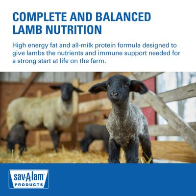 Show full view: Sav-A-Caf Sav-A-Lam Lamb Milk Replacer Sheep Supplement, 25-lb bag slide 6 of 8