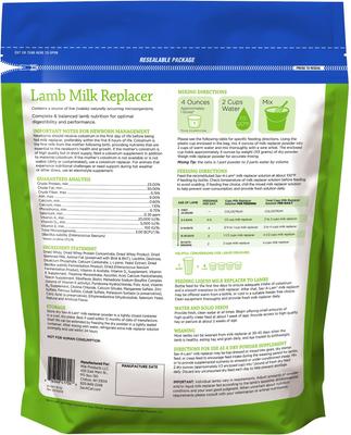 Show full view: Sav-A-Caf Sav-A-Lam Lamb Milk Replacer Sheep Supplement, 8-lb pouch slide 2 of 6