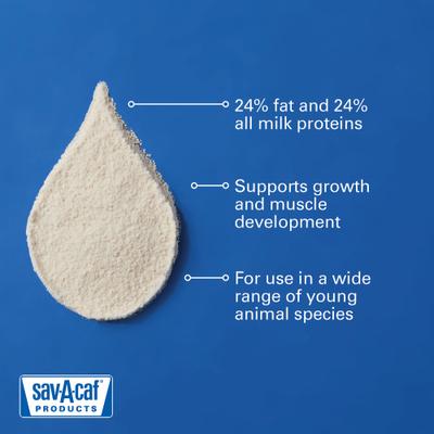 Show full view: Sav-A-Caf Ultra 24 Multi Species Milk Replacer, 25-lb bag slide 4 of 9