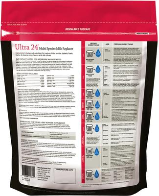 Show full view: Sav-A-Caf Ultra 24 Multi Species Milk Replacer, 4-lb pouch slide 2 of 7